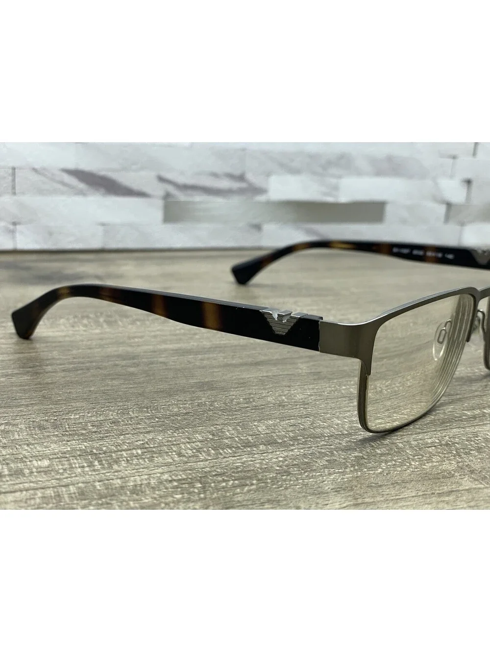 Emporio Armani EA1027 3003 Eyeglasses Full Rim Brown Tort Frames 55-18-140